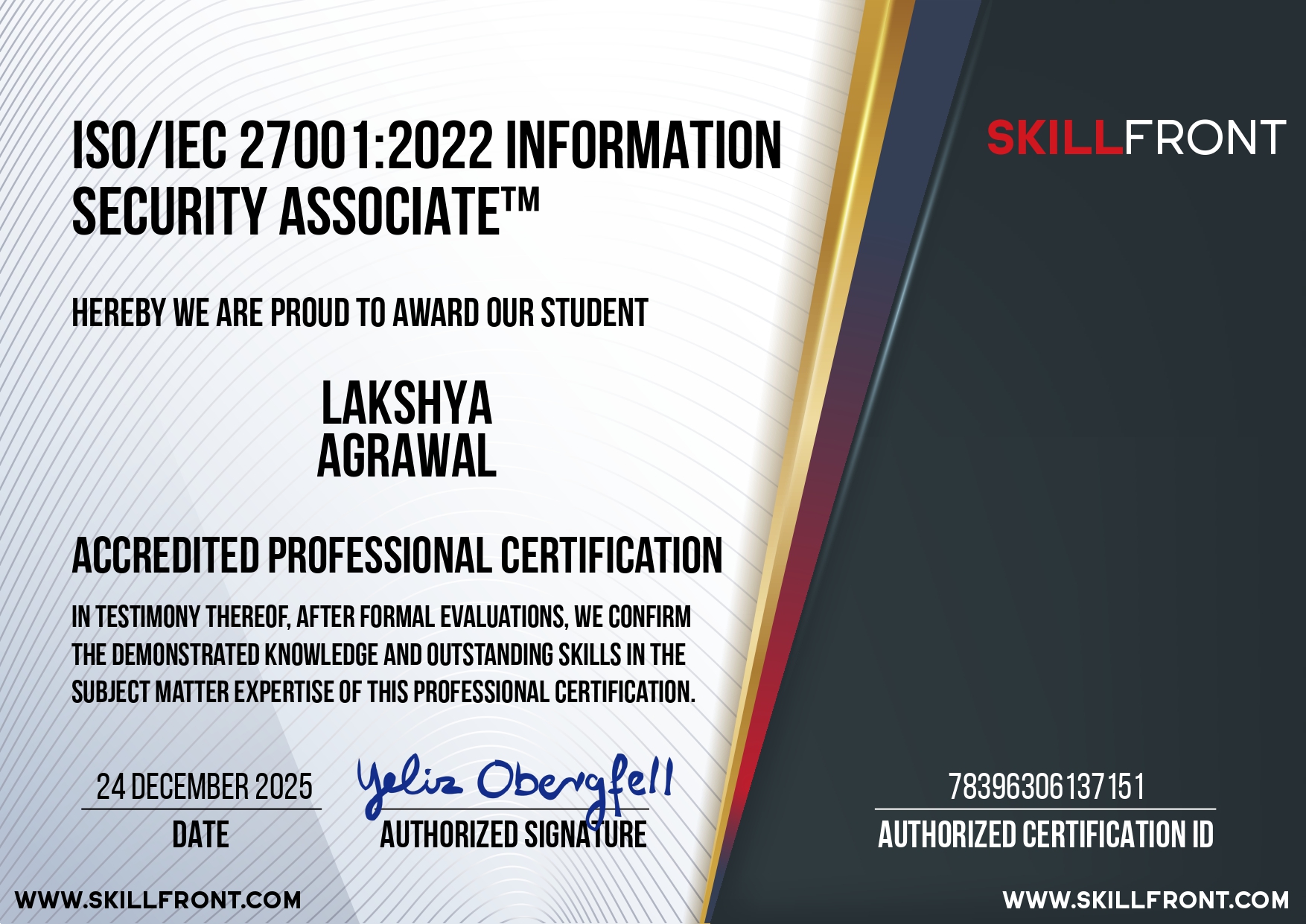 ISO 27001 Associate